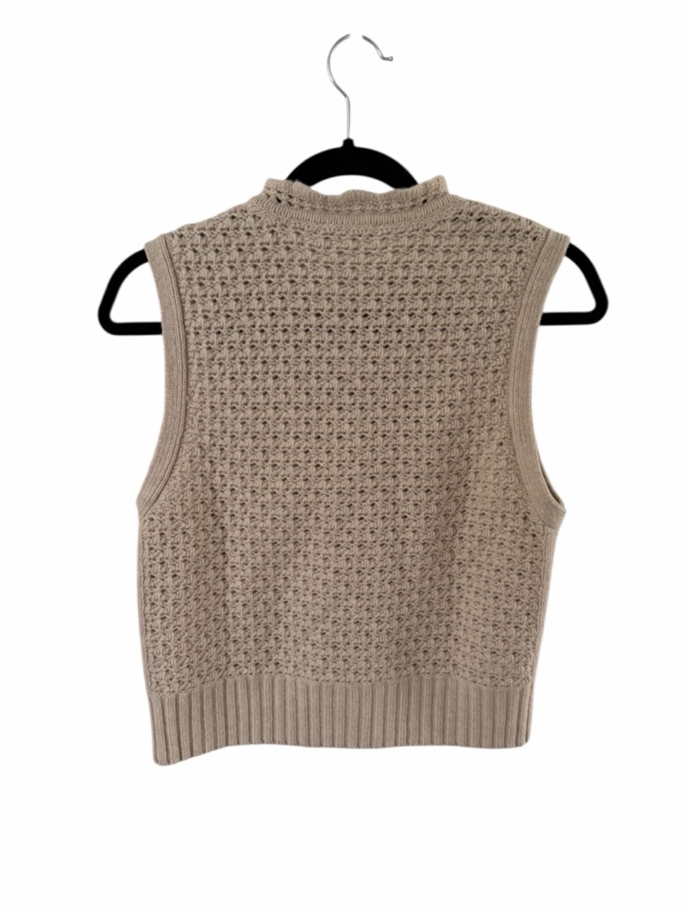 Madewell Ruffled Sleeveless Cardigan Top, NWT Size Small - Picture 7 of 12